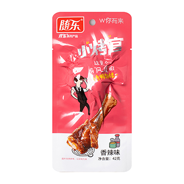 隨樂(lè)烤鴨翅根——香辣味 30袋×6包/箱